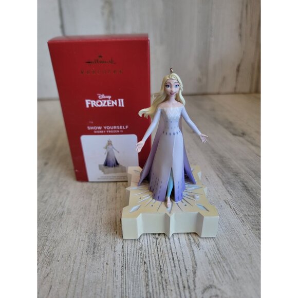 Hallmark Frozen two show yourself Elsa magic Disney ornament Xmas - Picture 1 of 7
